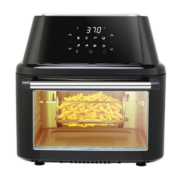 16 Quart Countertop Convection Oven with Rotisserie & Dehydrator Digital Touchscreen Silver built-in Smart Cooking Programs HIFRRUY Air Fryer 10-in-1 AirFryer Toaster Oven Combo Lock Function Accessories 16 Quart Countertop Convection Oven with Rotisserie & Dehydrator Digital Touchscreen Silver built-in Smart Cooking Programs HIFRRUY Air Fryer 10-in-1 AirFryer Toaster Oven Combo Lock Function Accessories
